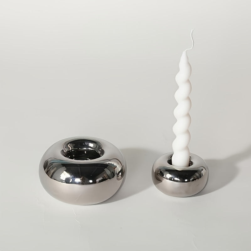 Modern Ceramic Tea Light Holder - Euroselle