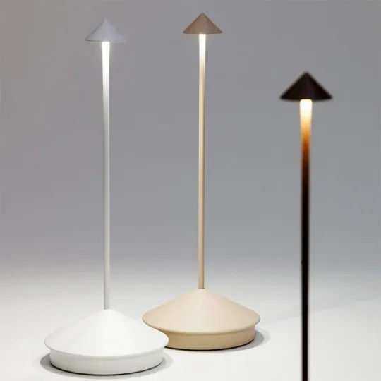 Ładowalna aluminiowa lampa LED oświetlająca, 12 in, 185 lumenów, 2700K
