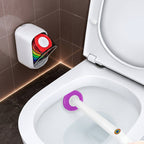 Space-Saving Toilet Brush with Durable Plastic Base - Euroselle