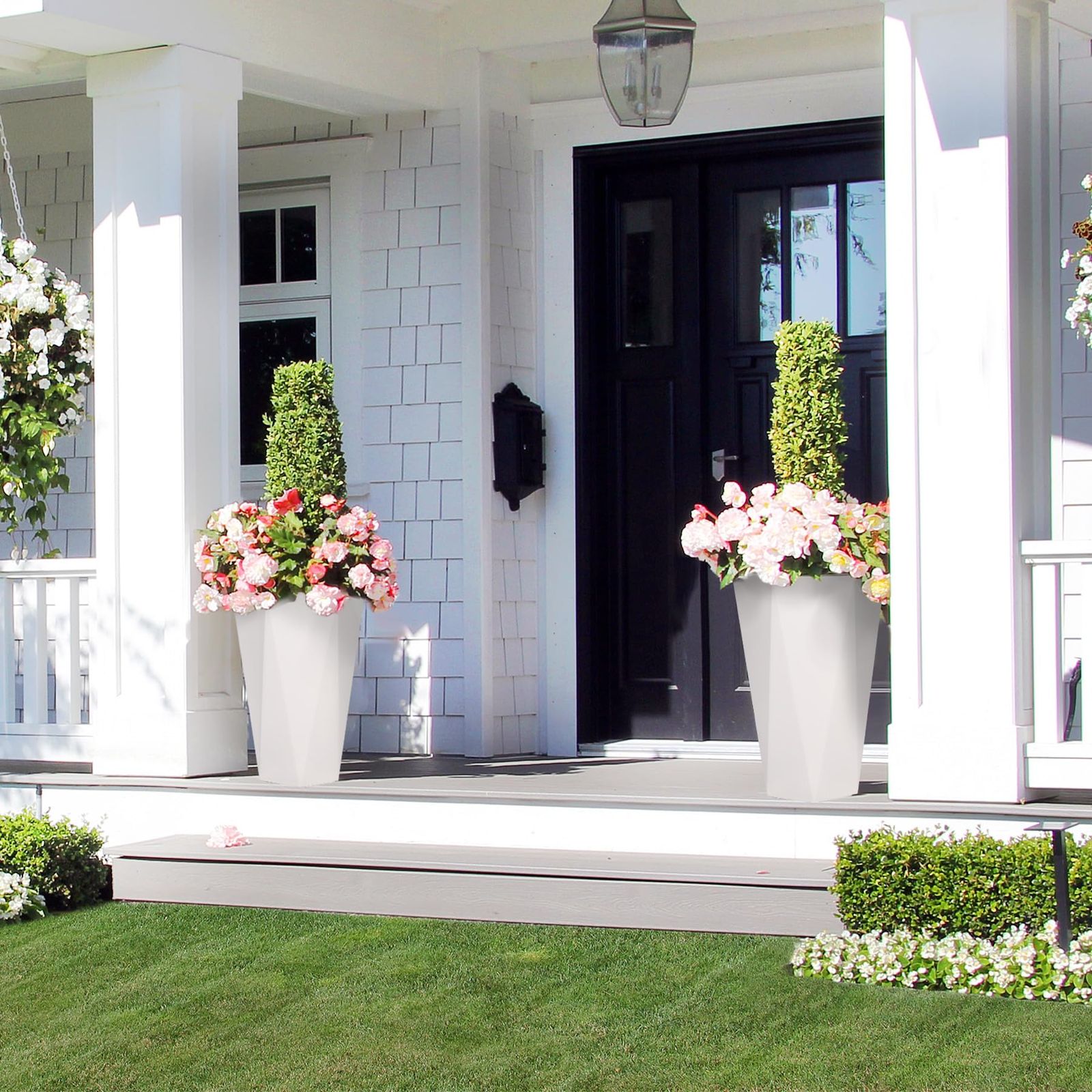 Self-Watering Planter Set with Wheels - Euroselle