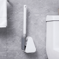 TriSmart Triangle Bath Brush — Angled Head for Tight Corners and Baseboard Edges