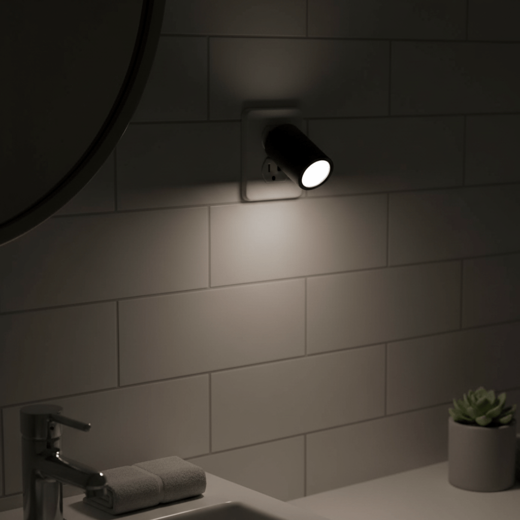LumaGlow Dimmable LED Night Light — Integrated Day-Night Sensor