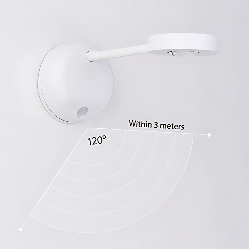 Fluxora Kabellose LED-Wandleuchte mit Bewegungssensor für Flure