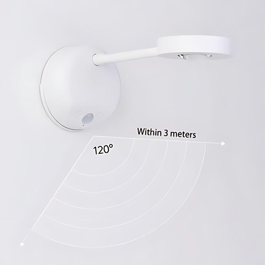 Fluxora Kabellose LED-Wandleuchte mit Bewegungssensor für Flure