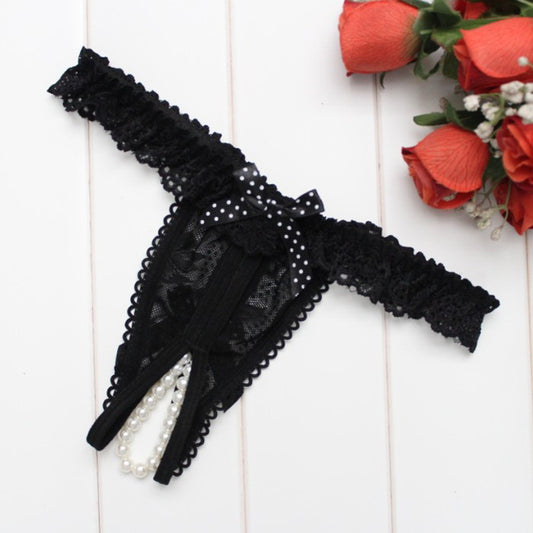 Short Dentelle Noeud Femme - Lingerie Sexy