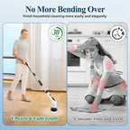 9-in-1 Multifunctional Electric Cleaning Brush Set for Home & Car - Euroselle