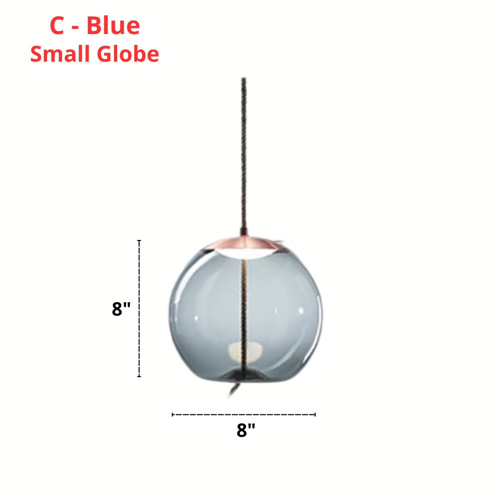 Nordic Rope & Glass Pendant Lights