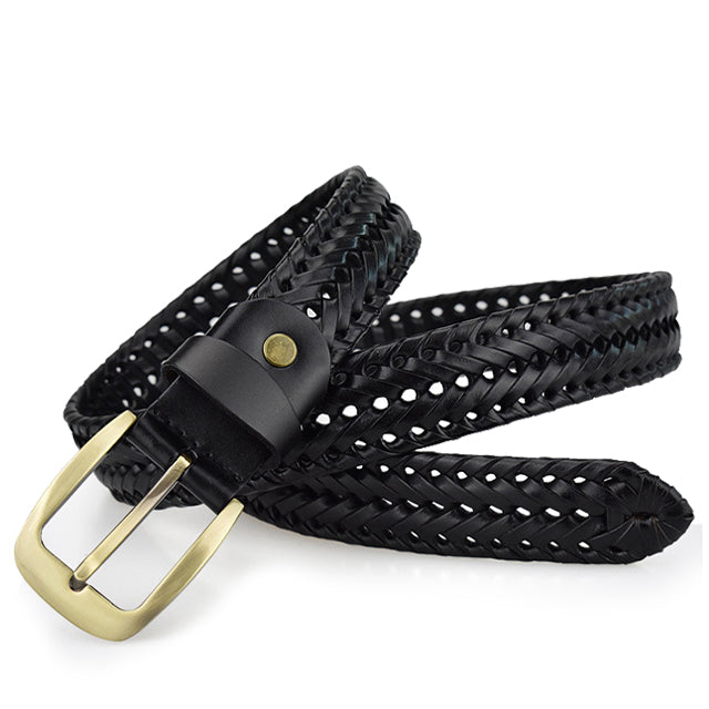 Woven Genuine Cowhide Accessory — Water-Resistant, Scratch-Proof