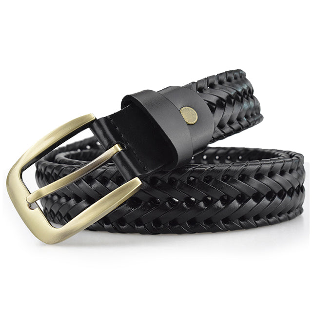Woven Genuine Cowhide Accessory — Water-Resistant, Scratch-Proof