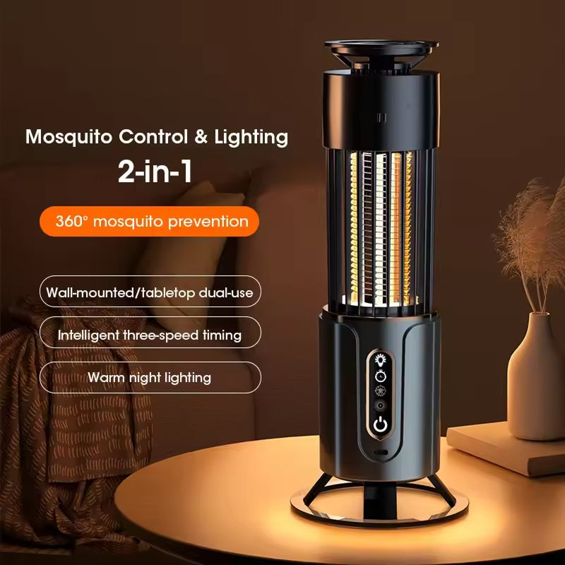 Indoor Electric UV Mosquito Zapper Trap — Night Light, 2,150 sq ft
