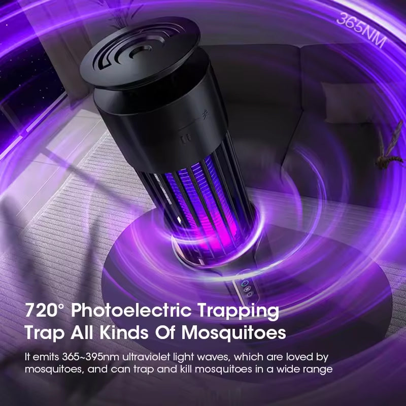 Indoor Electric UV Mosquito Zapper Trap — Night Light, 2,150 sq ft