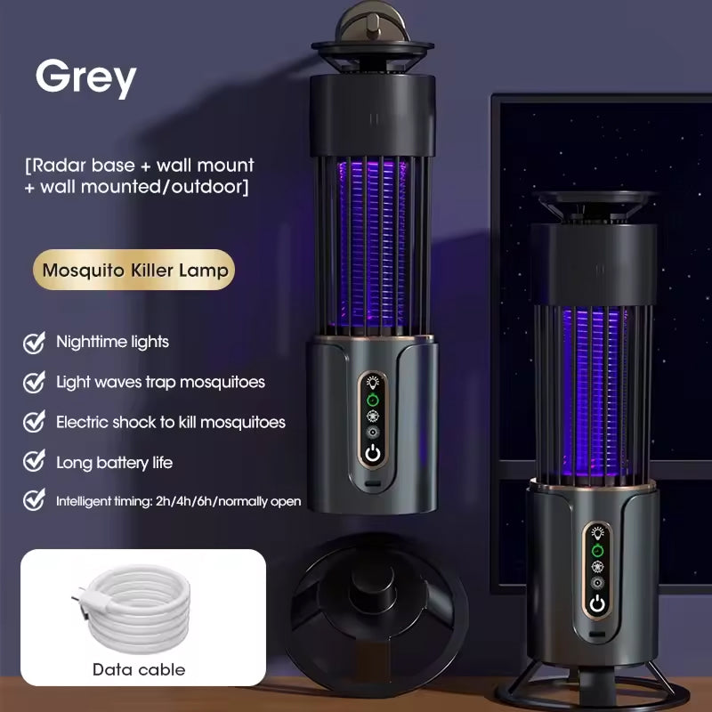 Indoor Electric UV Mosquito Zapper Trap — Night Light, 2,150 sq ft