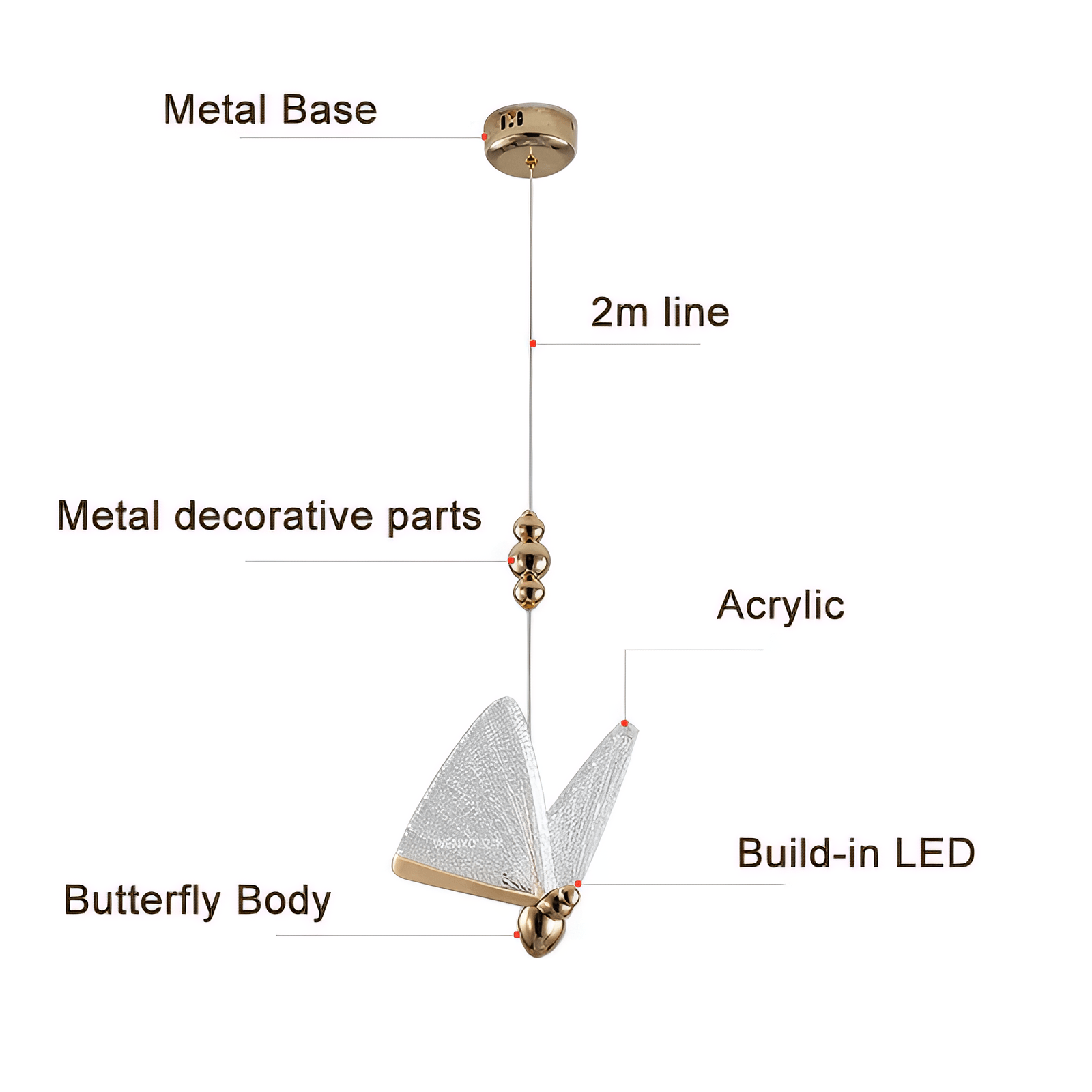 BUTTERFLY PENDANT CHANDELIER | CEILING LIGHTING