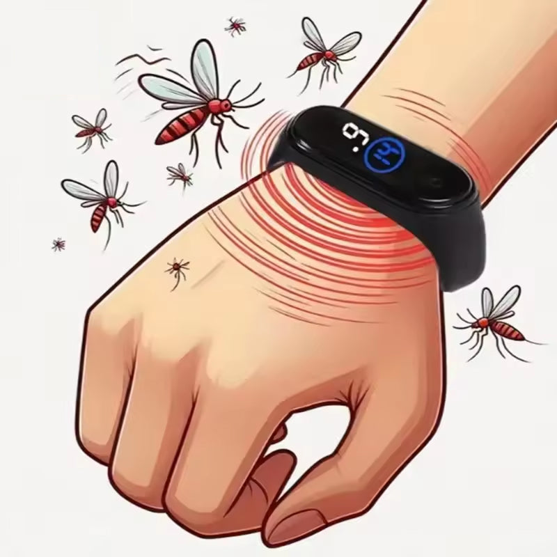 Ultraschall-Mückenabwehr-Armband — Schutz ohne Chemikalien