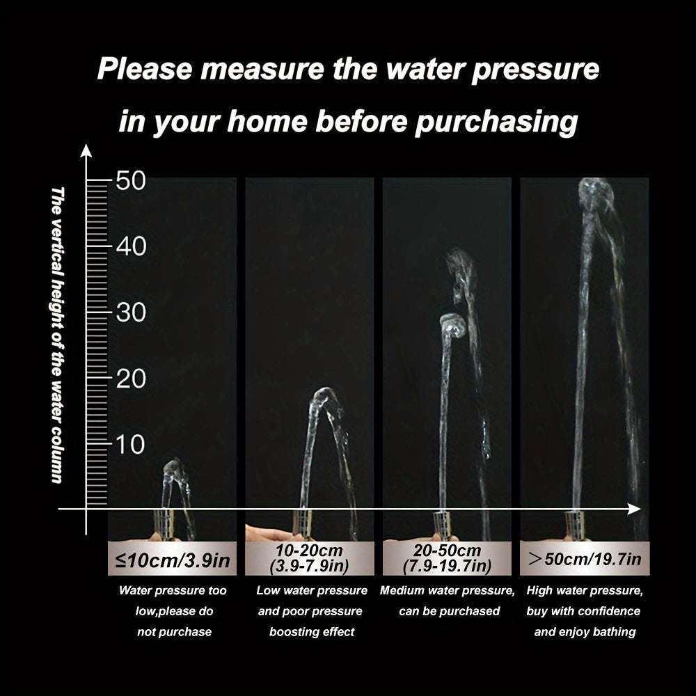 5-Mode High-Pressure Shower Head Set - Euroselle