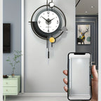 Sleek Living Room Clock with Simple Design Accent - Euroselle