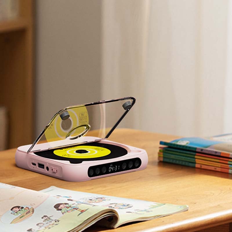 Lettore CD ricaricabile — Bluetooth 5.3, MP3/CD-R, USB-C, 3.5mm