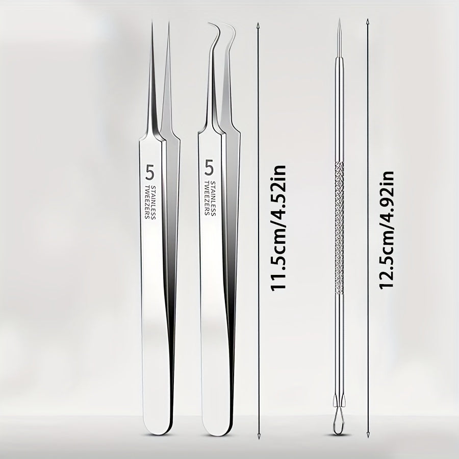 Odorless Stainless Steel Face & Nose Extractor for Whiteheads - Euroselle