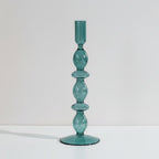 Minimalist Glass Candle Holder Vase Decorative Art Piece - Euroselle