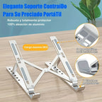 Adjustable Aluminum Laptop Stand Foldable Desk Accessory - Euroselle