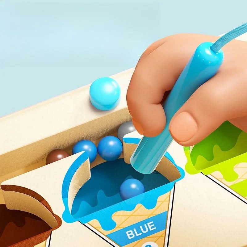 BrightPath ColorQuest magnetisch bordspel - doolhof met kleuren en cijfers, vanaf 3 jaar