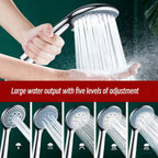 5-Mode High-Pressure Shower Head Set - Euroselle