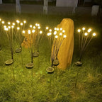 6/8/10 LED solární zemní světla Firefly, dekorace na festivaly a do zahrady - Euroselle