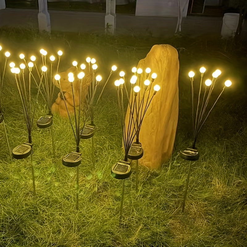 6/8/10 LED solární zemní světla Firefly, dekorace na festivaly a do zahrady - Euroselle