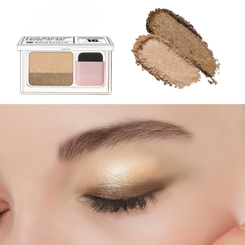 Langanhaltende wasserfeste Lidschatten-Palette, 5-8 schimmernde vielseitige Farben - Euroselle