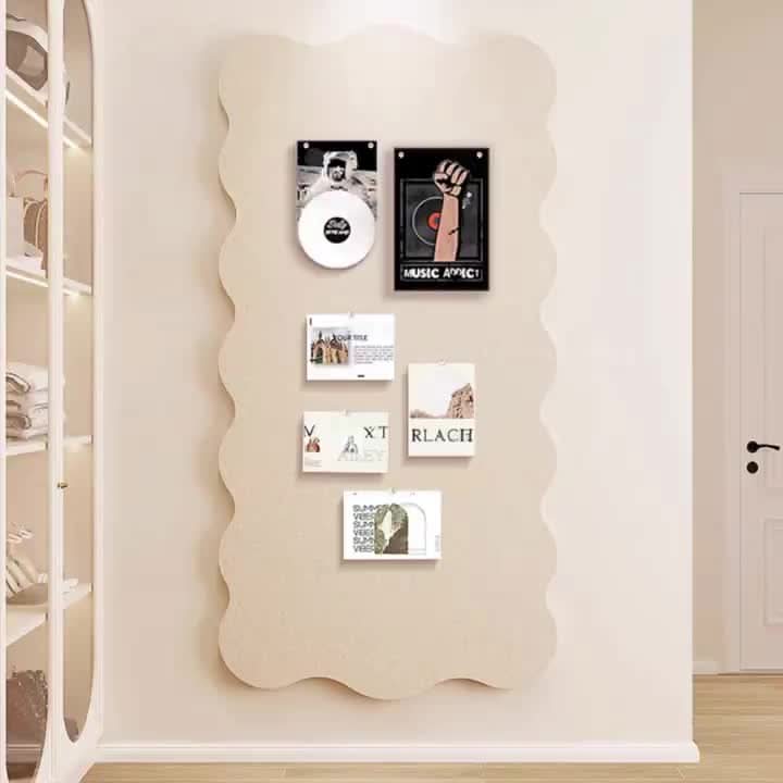 Filcowa tablica korkowa 24×47 in — organizer ścienny i pinezki
