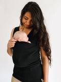 Handsfree draagshirt voor baby's van katoenmix — toegang voor borstvoeding