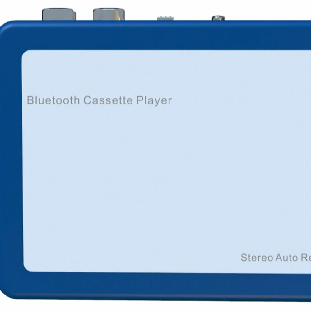 Portable Bluetooth Cassette Player — Auto-Reverse Tape Deck