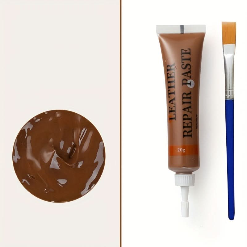 Reparasjonssett for skinn og vinyl — 12 farger for oppfriskning av møbeltrekk