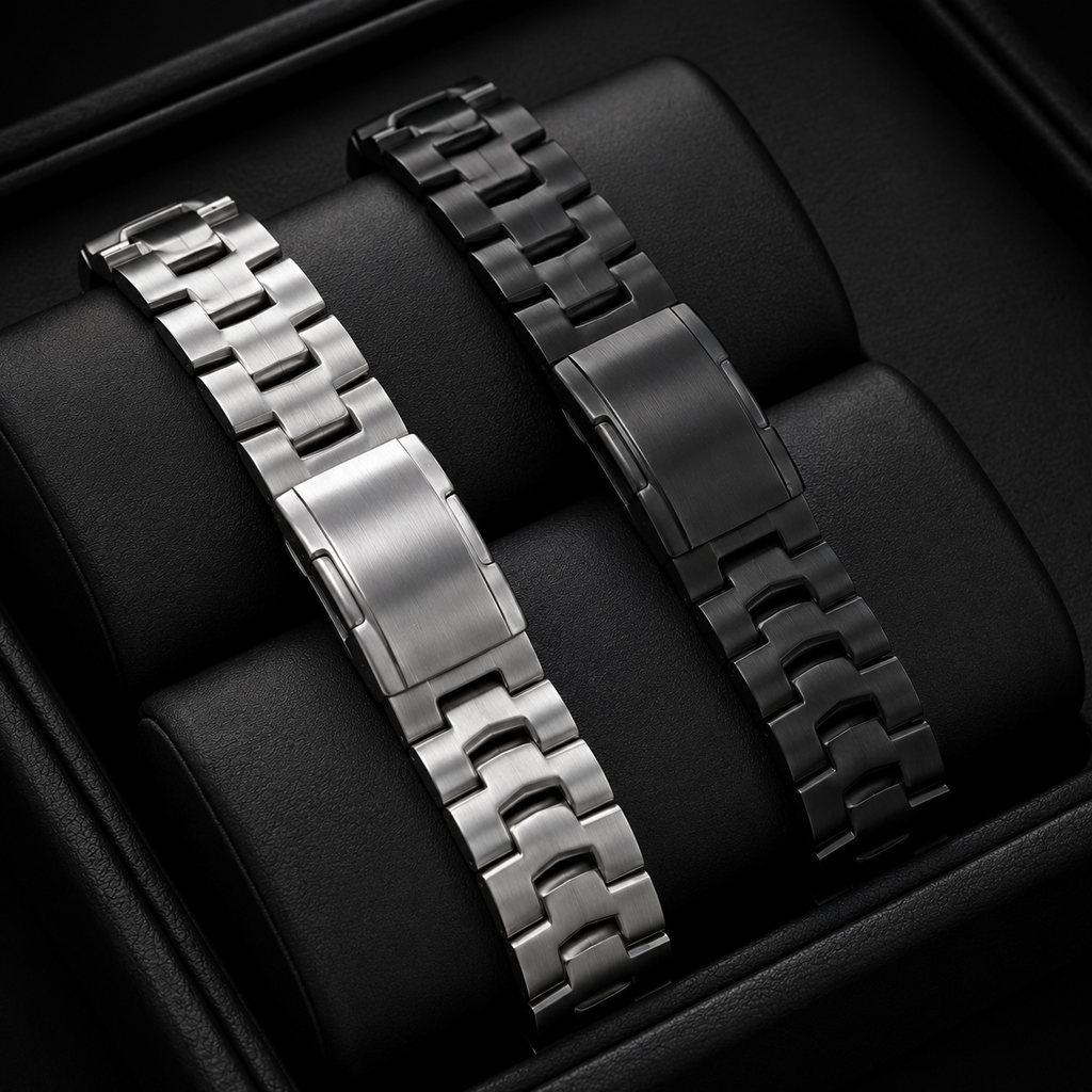 Garmin Fenix 9 Titanium Link Band — Tool-Free QuickFit, 22mm & 26mm