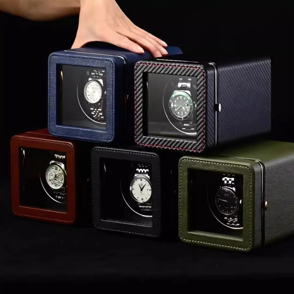 Caricaorologi singolo — 5 modalità di rotazione, display LED, motore silenzioso