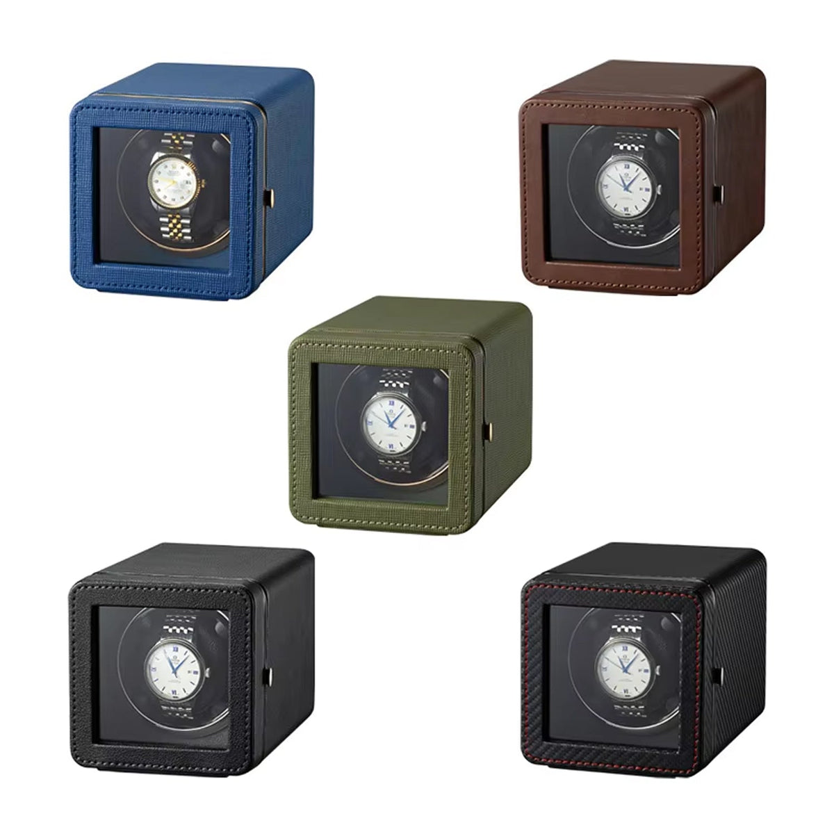 Caricaorologi singolo — 5 modalità di rotazione, display LED, motore silenzioso