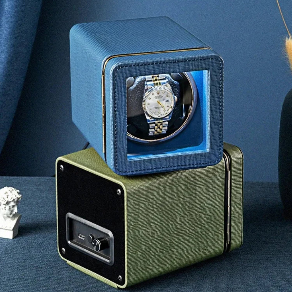 Caricaorologi singolo — 5 modalità di rotazione, display LED, motore silenzioso
