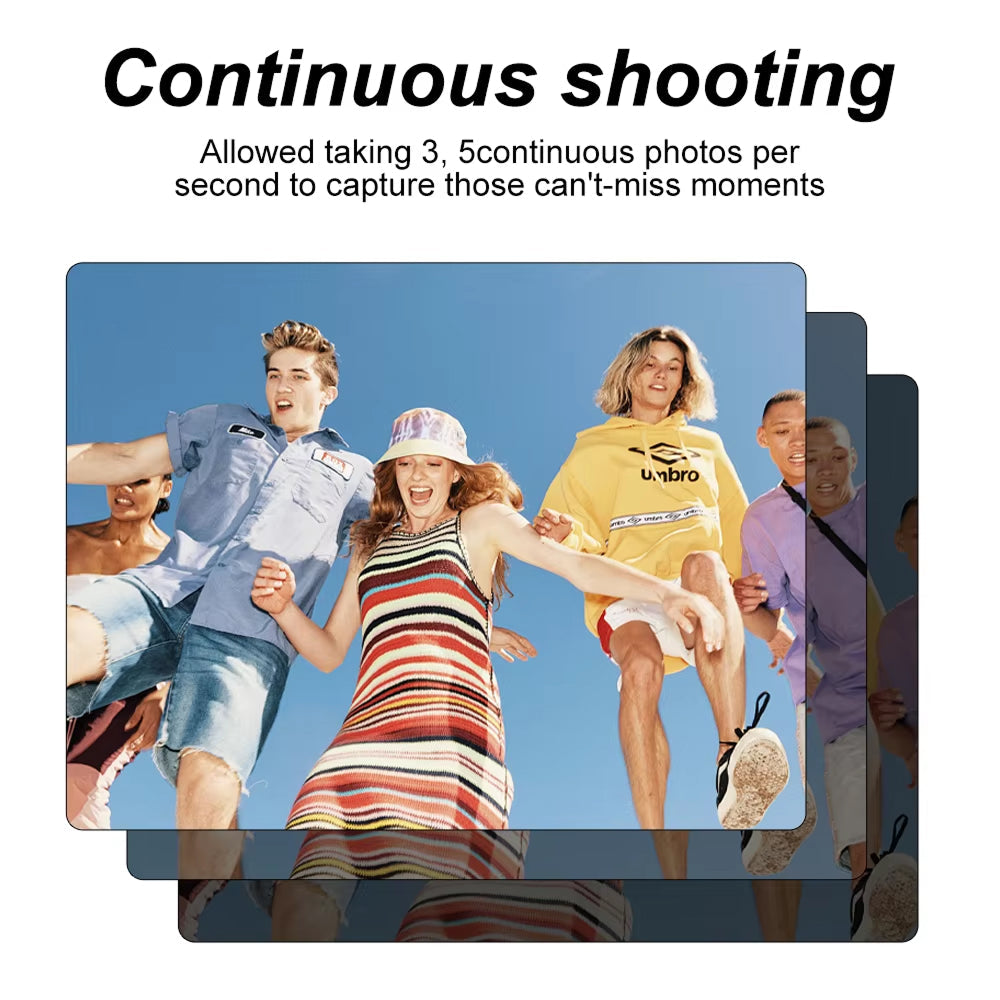 Videocamera digitale 4K compatta — schermo ribaltabile, zoom 18x