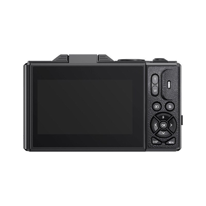 Videocamera digitale 4K compatta — schermo ribaltabile, zoom 18x