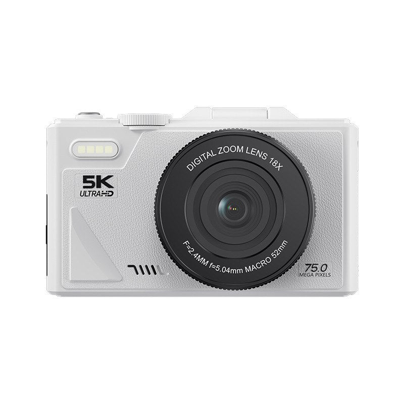 Videocamera digitale 4K compatta — schermo ribaltabile, zoom 18x