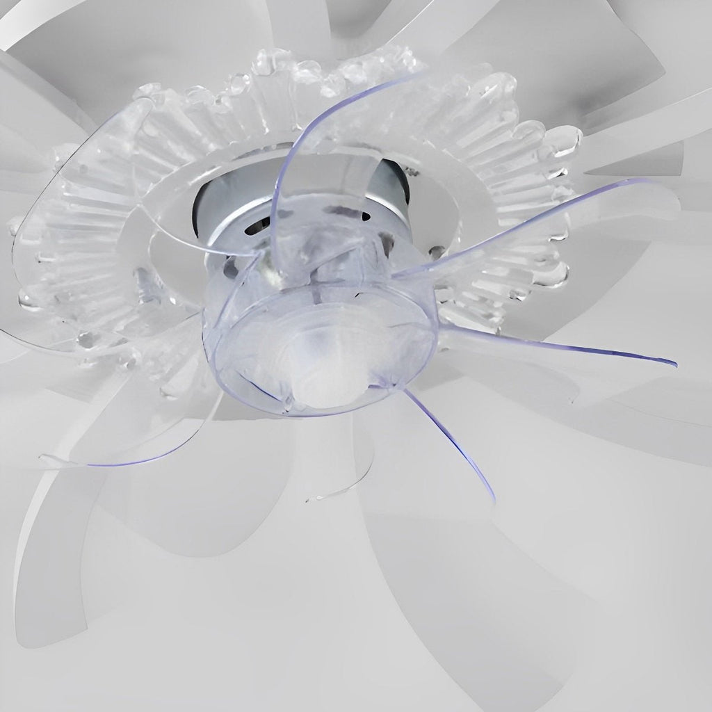 Deckenventilator mit Fernbedienung und LED-Leuchte, 35 in, flache Aufbauleuchte, für Luftstrom und einstellbare Farbtemperatur, für Schlafzimmer, Wohnzimmer und Esszimmer