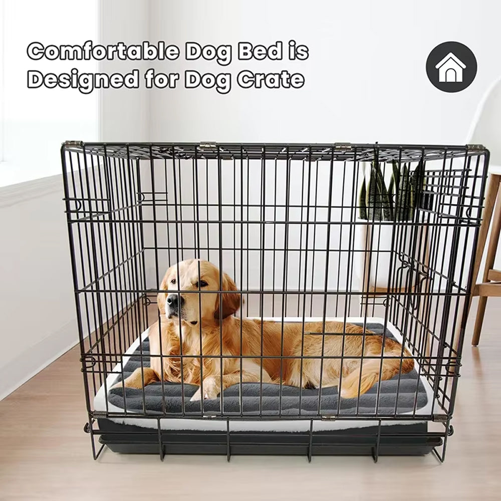Orthopädisches Hundebett — Eierkartonschaumstoff, waschbarer Bezug, Entlastung der Gelenke
