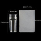 Clear Silicone Nail Stamper with Scraper for French Tip Perfection - Euroselle
