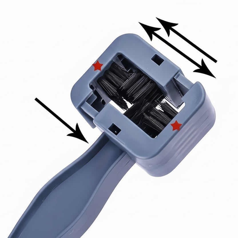 Motorcycle & Bicycle Chain Cleaning Bristle Brush - Euroselle