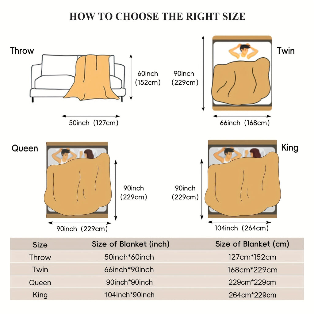 Lightweight Waffle Throw Blanket for Cozy All-Season Comfort - Euroselle
