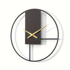 Orologio da parete minimalista in metallo da 16 pollici - Euroselle