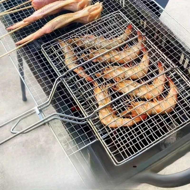 Large Capacity BBQ Basket for Even Outdoor Grilling Control - Euroselle