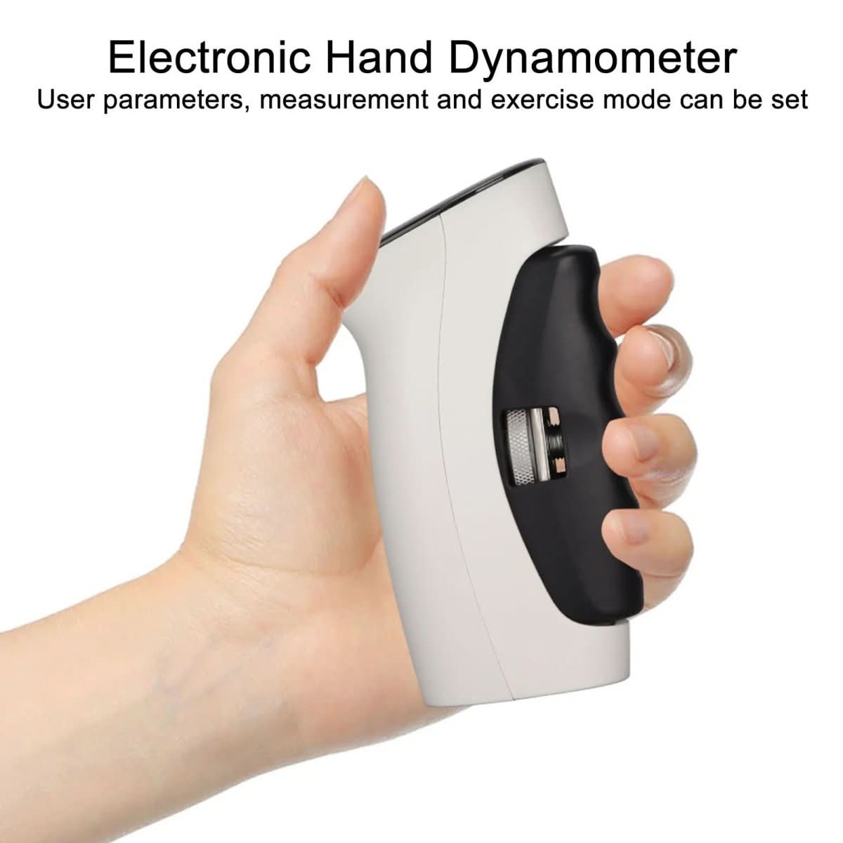 GripMaster 数字握力计——LED 显示屏，实时及峰值握力追踪，紧凑设计