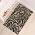 Abstract Swirl Pattern Doormat for Indoor and Outdoor Use - Euroselle