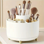 Plastic 360° Rotating Makeup Storage with 5 Sections - Euroselle
